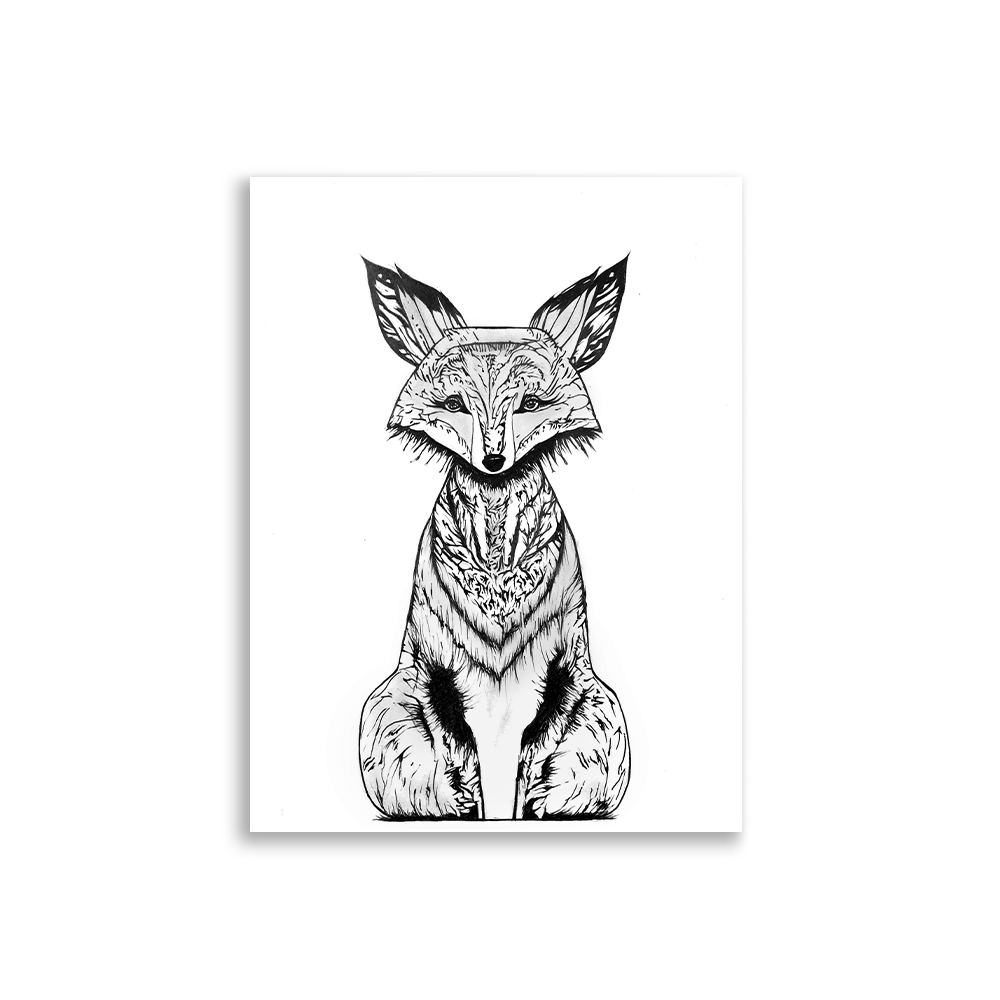 fox print
