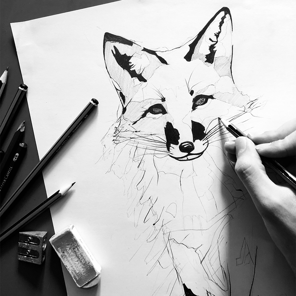fox print
