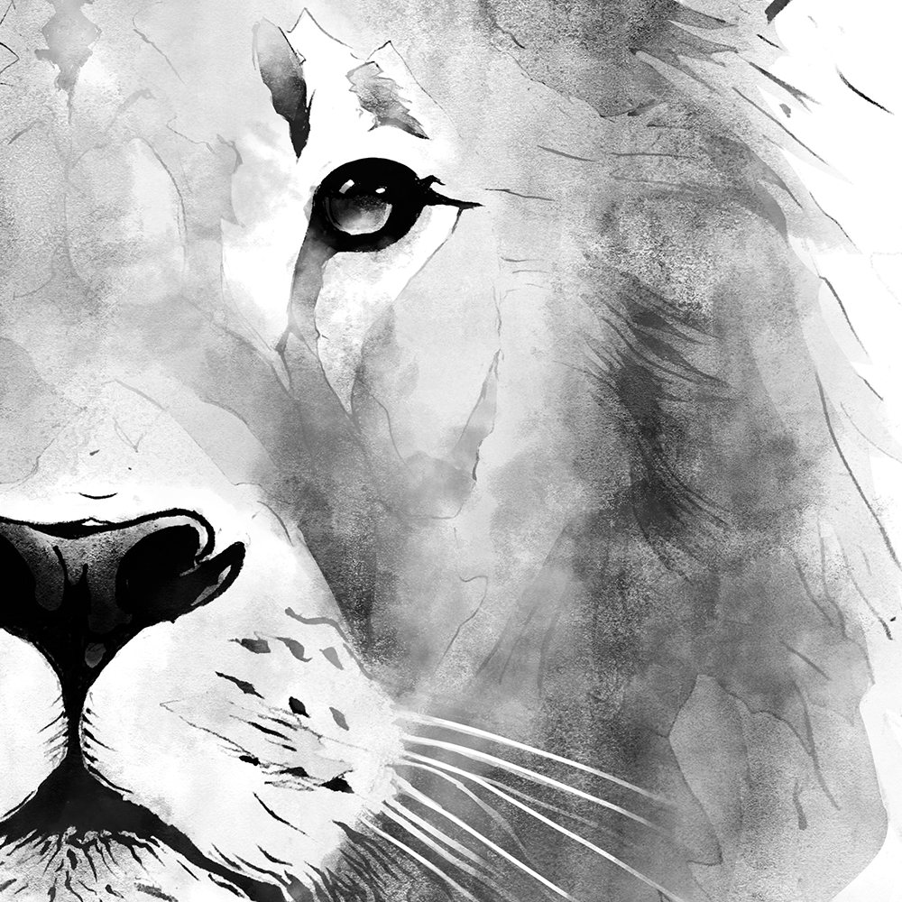 lion print