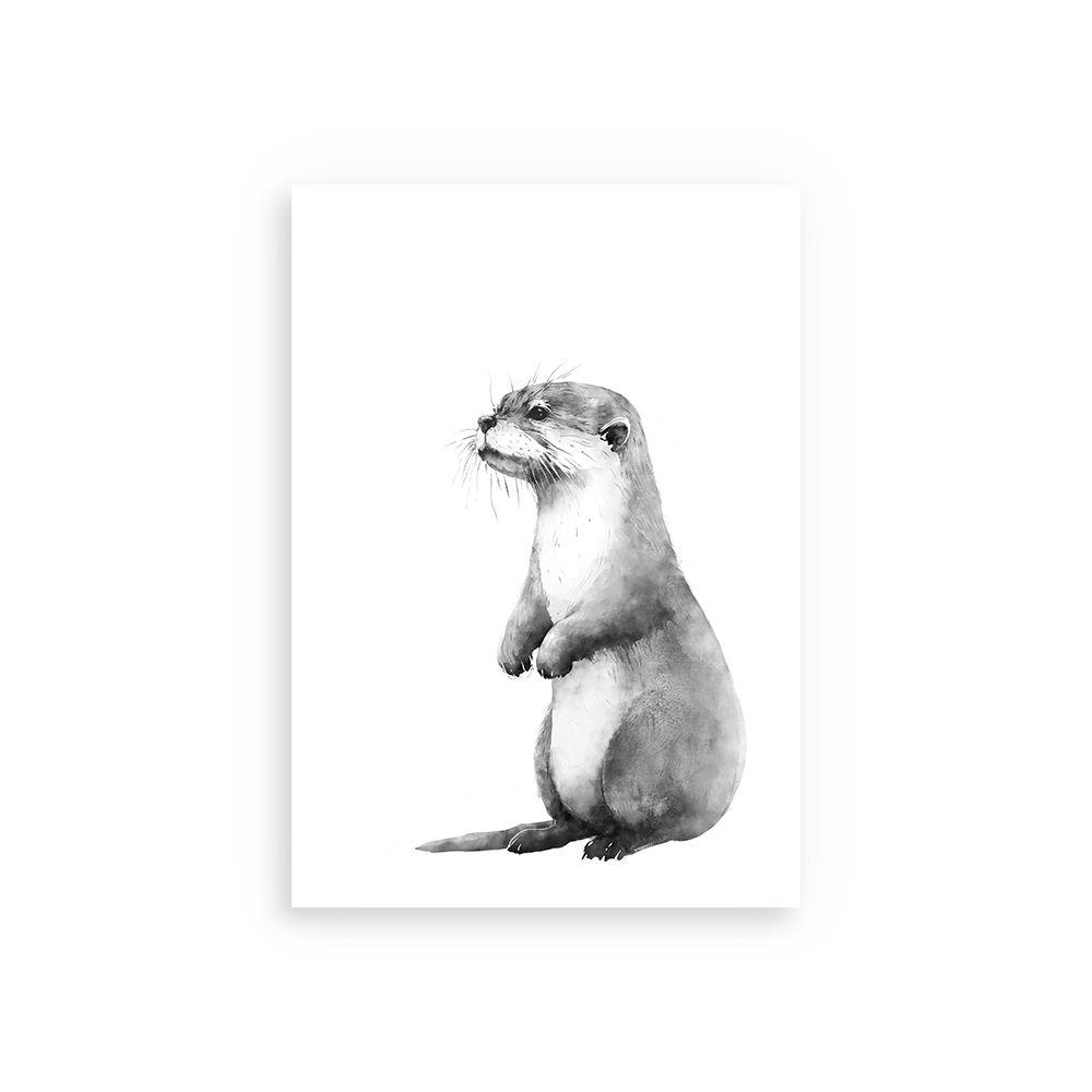 otter print