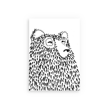 bear greetings card
