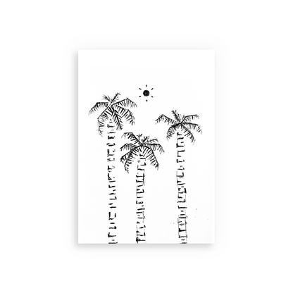 palms greetings card