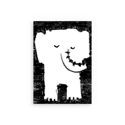 elephant greetings card