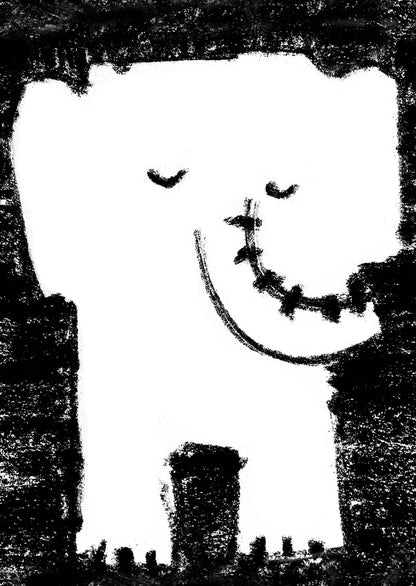 elephant greetings card