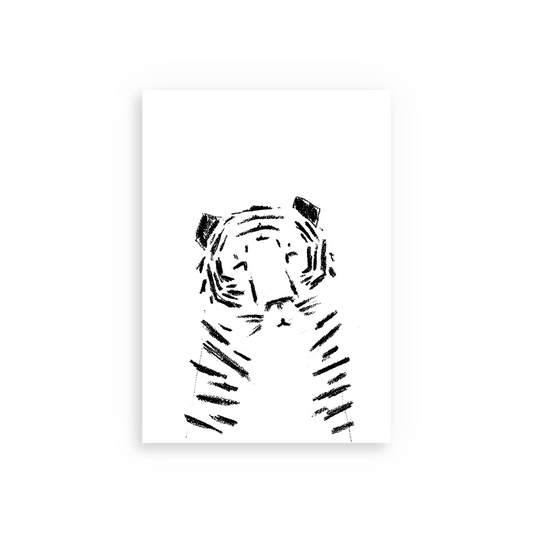 tiger greetings card
