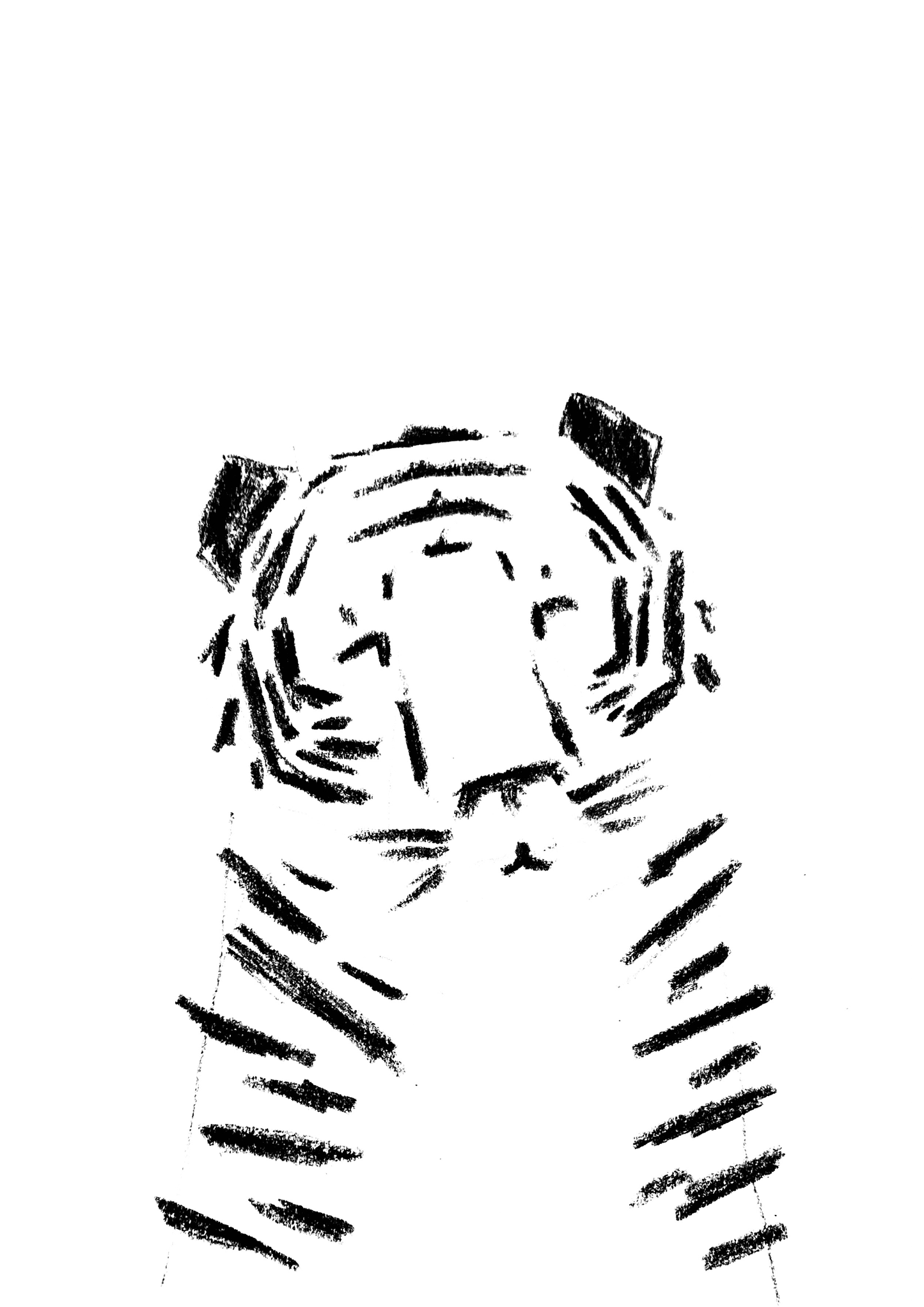 tiger greetings card
